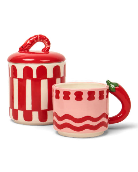 Seaview Stoneware Hot Chilli Mug | La La Land