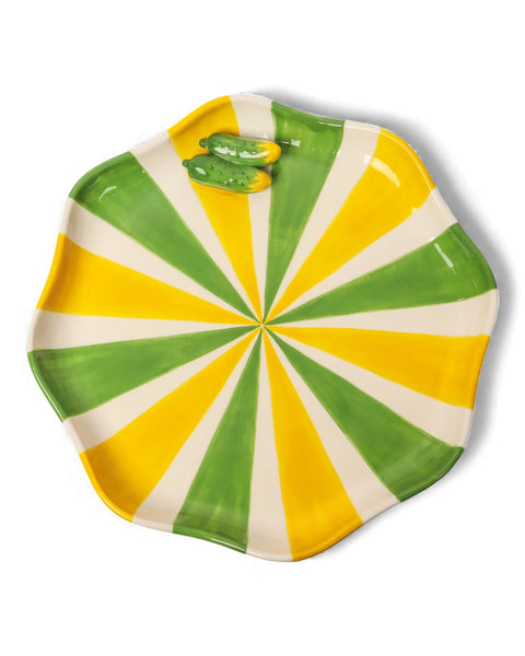 Seaview Stoneware Dill Platter | La La Land