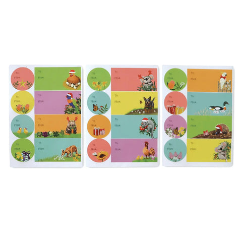 Gift Tag Stickers Garden Giggles | La La Land