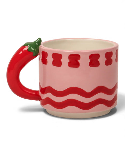 Seaview Stoneware Hot Chilli Mug | La La Land