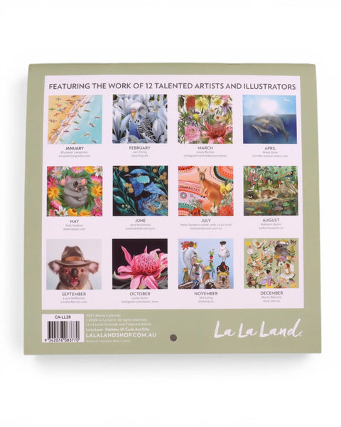 2027 Artists Calendar | La La Land
