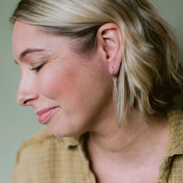 Mini Fishy Earring in Silver | Denzandco