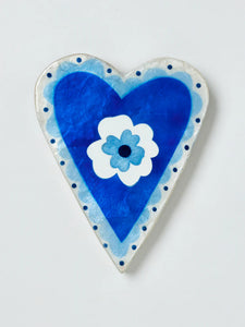 POPPY BLUE HEART | Jones and Co.