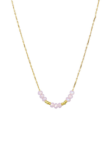 Rose Gold Quartz Petite Necklace | Tiger Tree