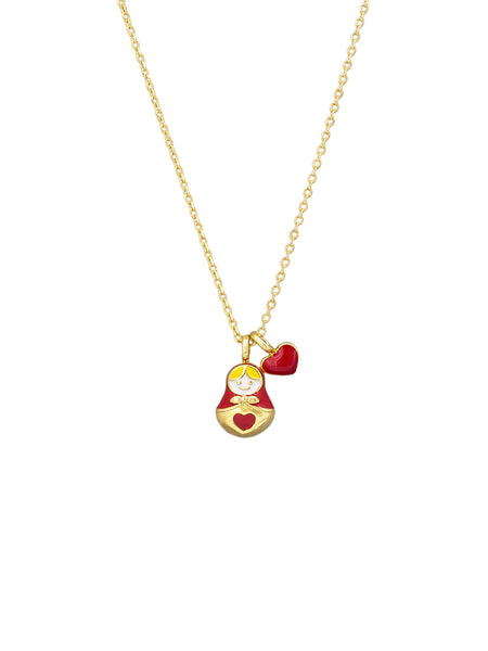 Red Babushka Necklace | Tiger Tree