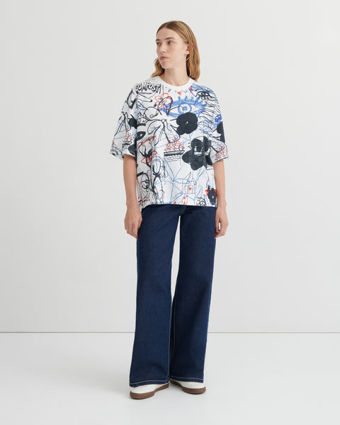 OVERSIZED BOXY TEE - Anniversary Print | Kowtow