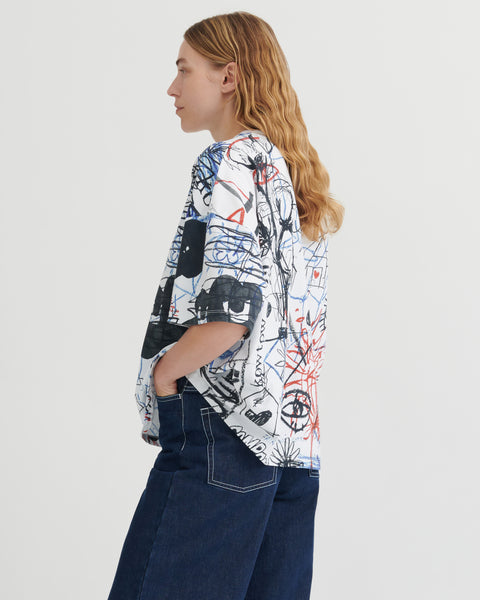 OVERSIZED BOXY TEE - Anniversary Print | Kowtow