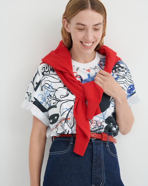 OVERSIZED BOXY TEE - Anniversary Print | Kowtow