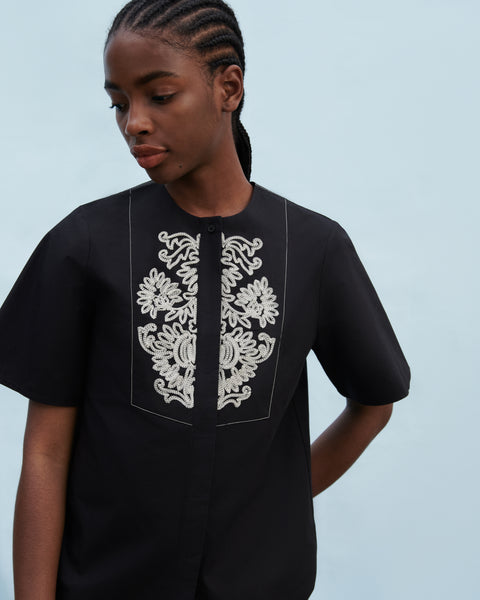PERCUSSION TOP - Black | Kowtow