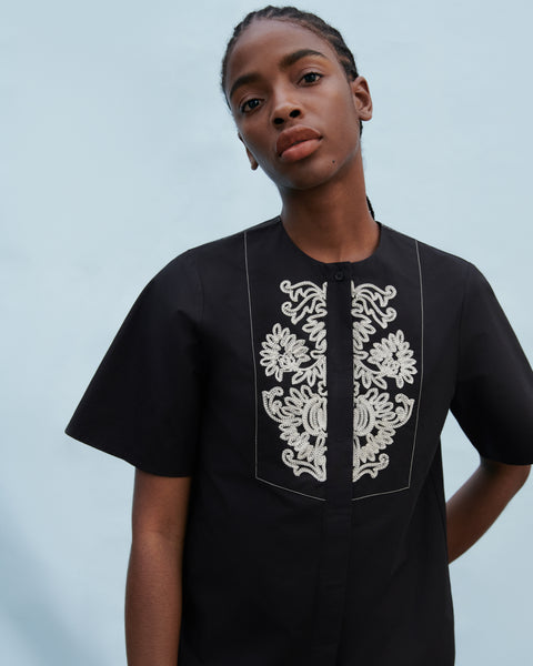 PERCUSSION TOP - Black | Kowtow