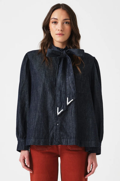 Poet Blouse - Pacific Blue | Seventy + Mochi