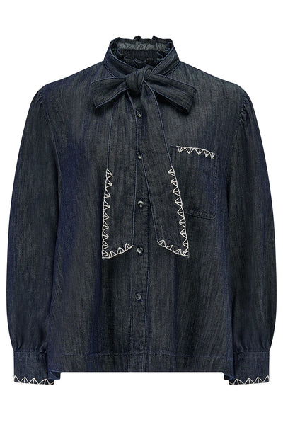 Poet Blouse - Pacific Blue | Seventy + Mochi
