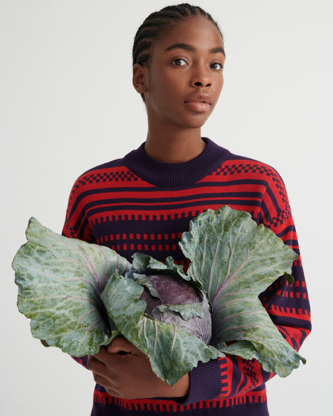 PROSPECT PULLOVER - Dahlia | Kowtow