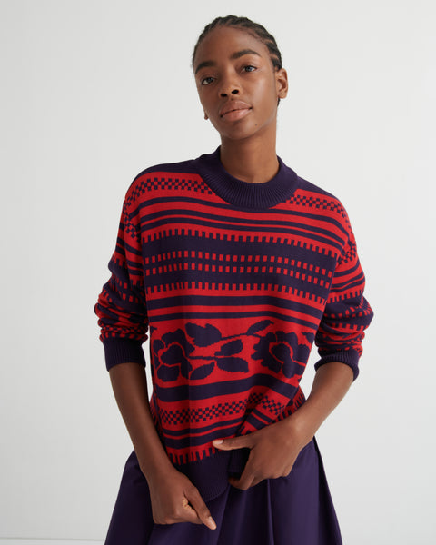 PROSPECT PULLOVER - Dahlia | Kowtow