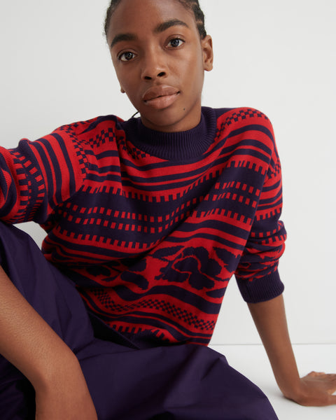 PROSPECT PULLOVER - Dahlia | Kowtow