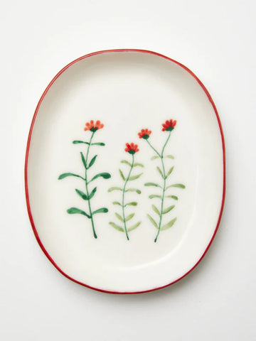 BLOSSOM RED DISH | Jones and Co