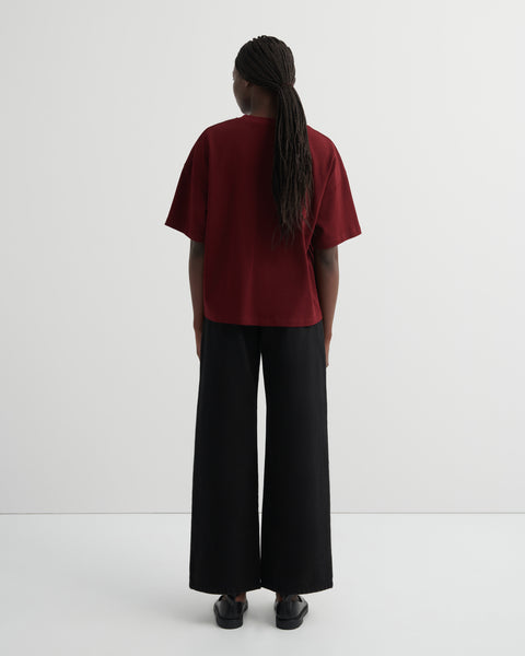 Stencil TEE - Maroon | Kowtow