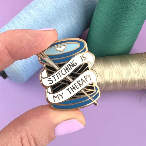 Stitching Is My Therapy Needle Minder | Jubly-Umph