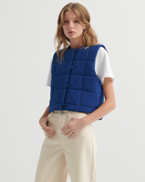 Studio Vest - Factory Blue | Kowtow