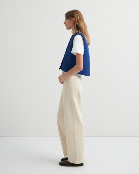 Studio Vest - Factory Blue | Kowtow