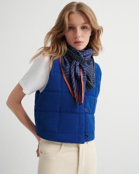 Studio Vest - Factory Blue | Kowtow