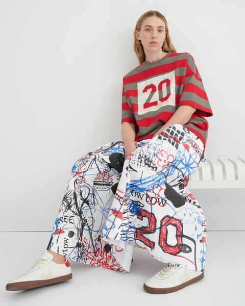 TWENTY TEE - Poppy Stripe | Kowtow