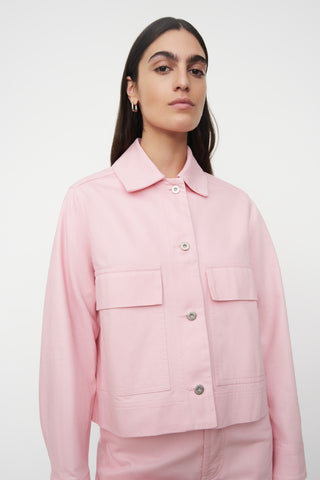 Mirror Jacket | Kowtow | Light Pink Denim
