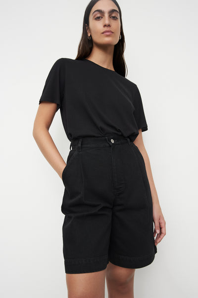 Journey Shorts | Kowtow  | Black Denim