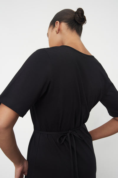 Crossover Dress | Kowtow | Black