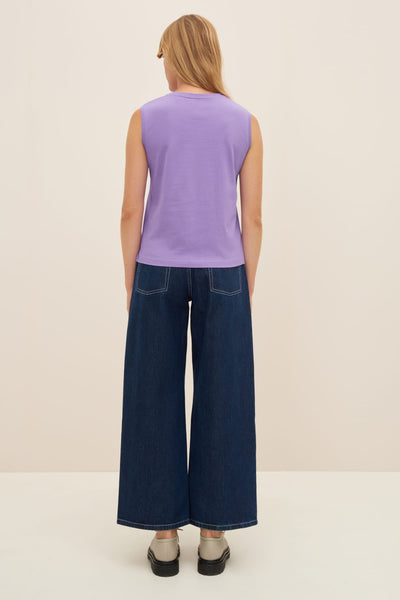 Singlet Top | Kowtow | Cool Violet