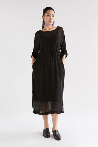 Gille Dress | Elk The Label | Black Multi Glitter