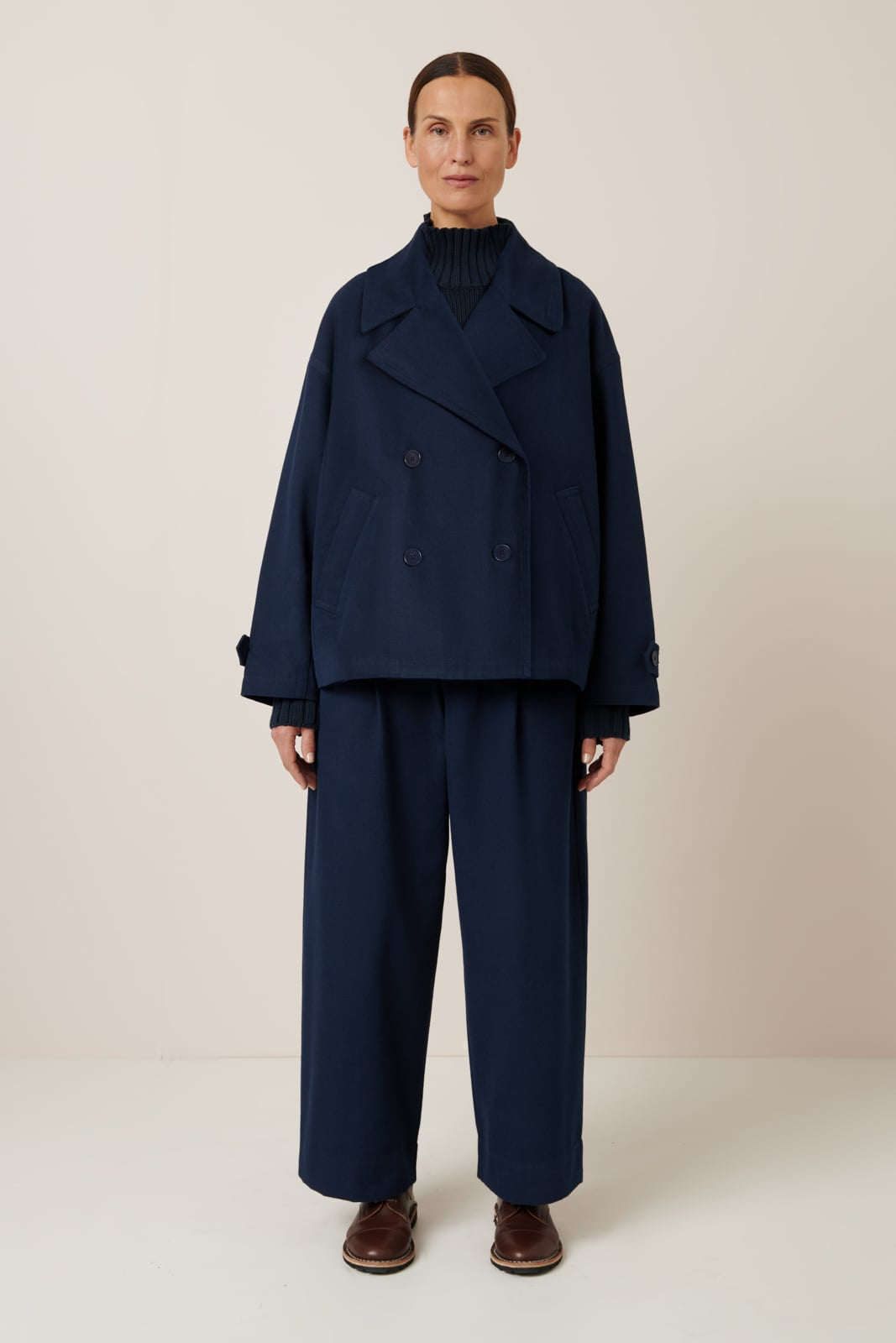 SILHOUETTE JACKET | Kowtow | Evening Navy