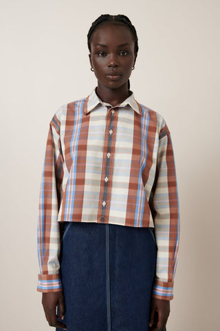 LAUREN SHIRT | Kowtow | Terra Check