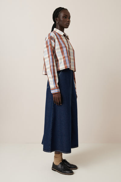 LAUREN SHIRT | Kowtow | Terra Check