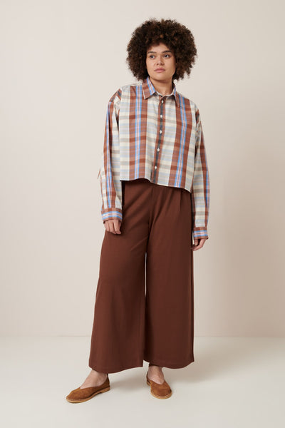 LAUREN SHIRT | Kowtow | Terra Check
