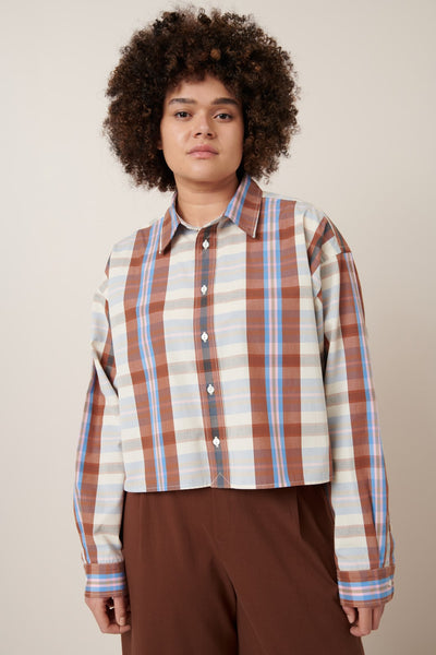 LAUREN SHIRT | Kowtow | Terra Check