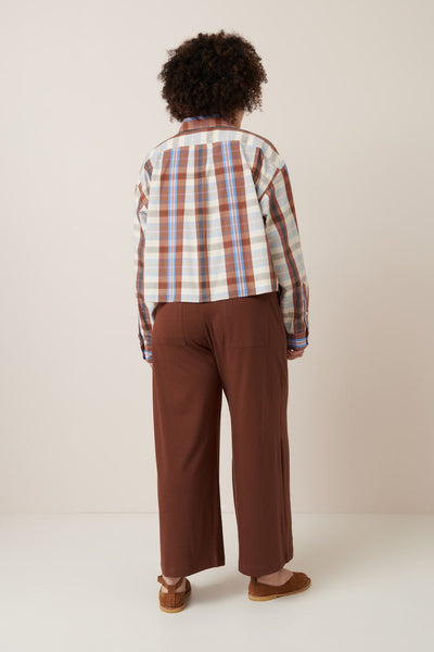 LAUREN SHIRT | Kowtow | Terra Check