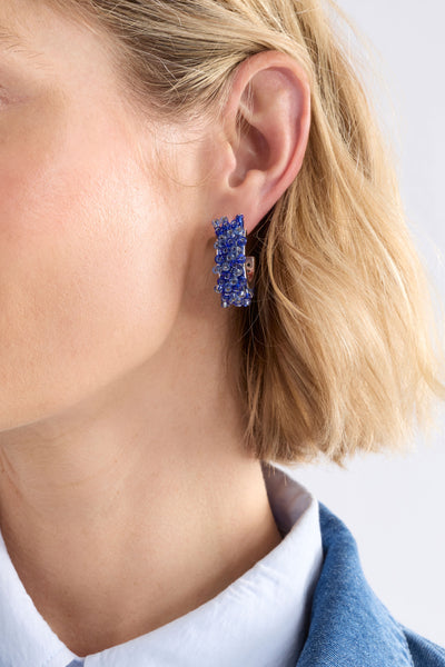 Karen Small Hoop Earring - Denim | Elk The Label