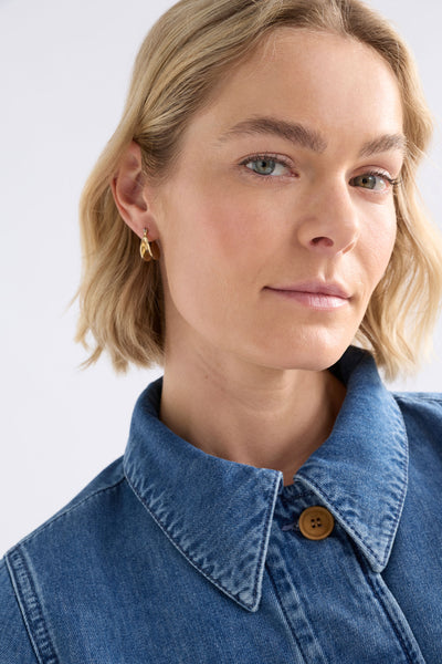 Apenn Small Hoop Earring - Gold | Elk The Label