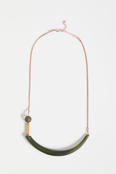 Arens Necklace - Dark Olive | Elk The Label