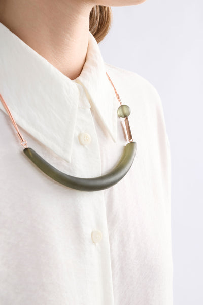 Arens Necklace - Dark Olive | Elk The Label