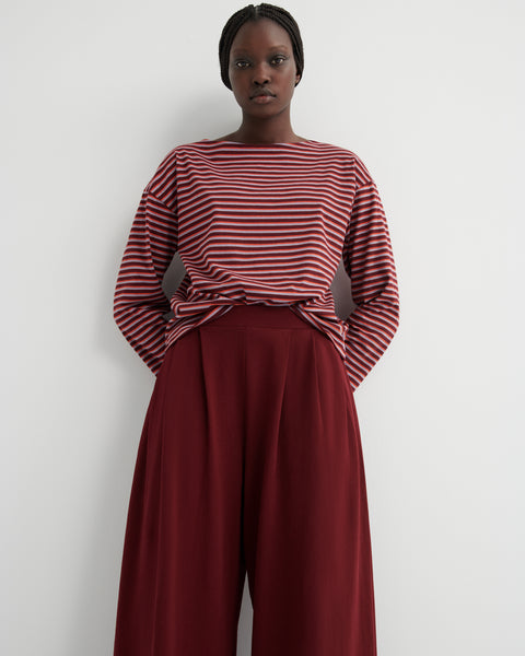 Drape Pant - Maroon | Kowtow