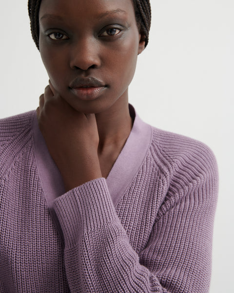 Composure Cardigan - Wisteria | Kowtow