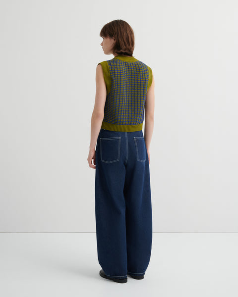 Grid Vest - Field | Kowtow