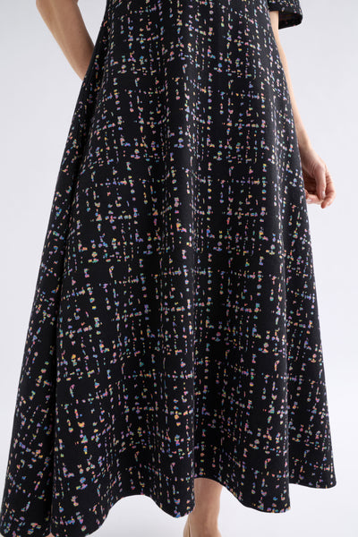 Mohr Long Dress - Black/Multi | Elk The Label