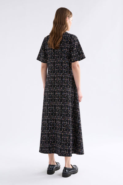 Mohr Long Dress - Black/Multi | Elk The Label