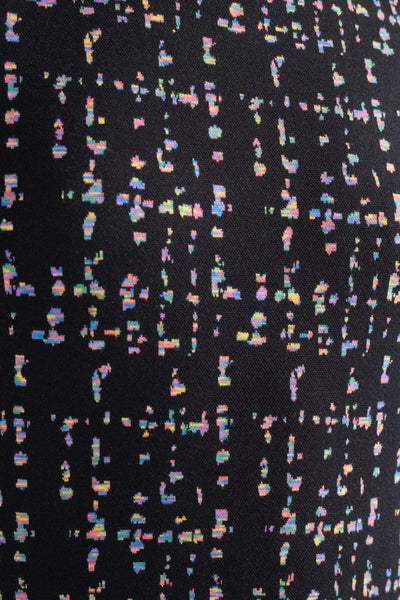 Mohr Long Dress - Black/Multi | Elk The Label