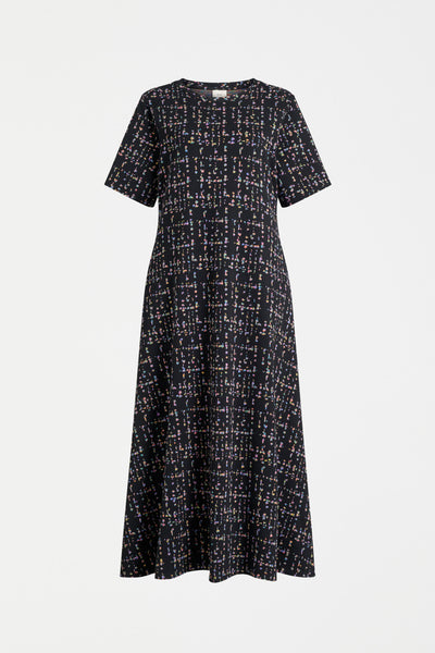 Mohr Long Dress - Black/Multi | Elk The Label
