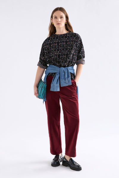 Mohr Top - Black/Multi | Elk The Label