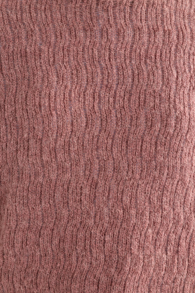 Agna Pattern Sweater - Rosewood | Elk The Label